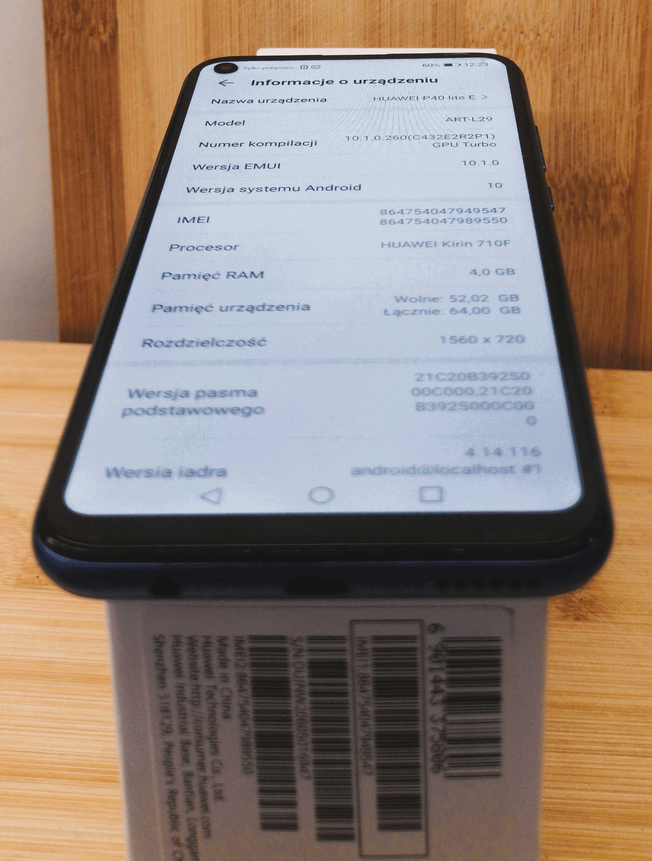 HUAWEI P40 LITE E 4/64GB Aurora Blue z google