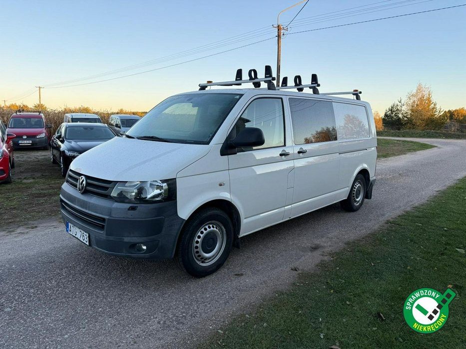 Volkswagen Transporter  T5 FL 2.0 MPI 115KM benzyna 3 osobowy 73 407 przebiegu