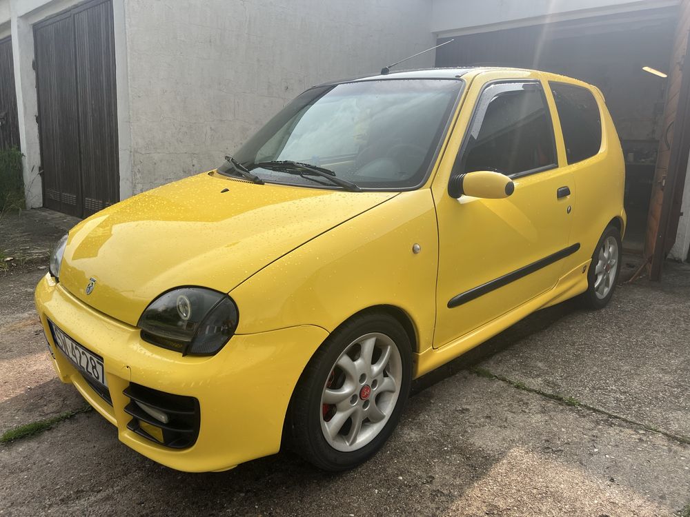 Seicento sporting Abarth 1.4 16v swap bi led giallo ginestra