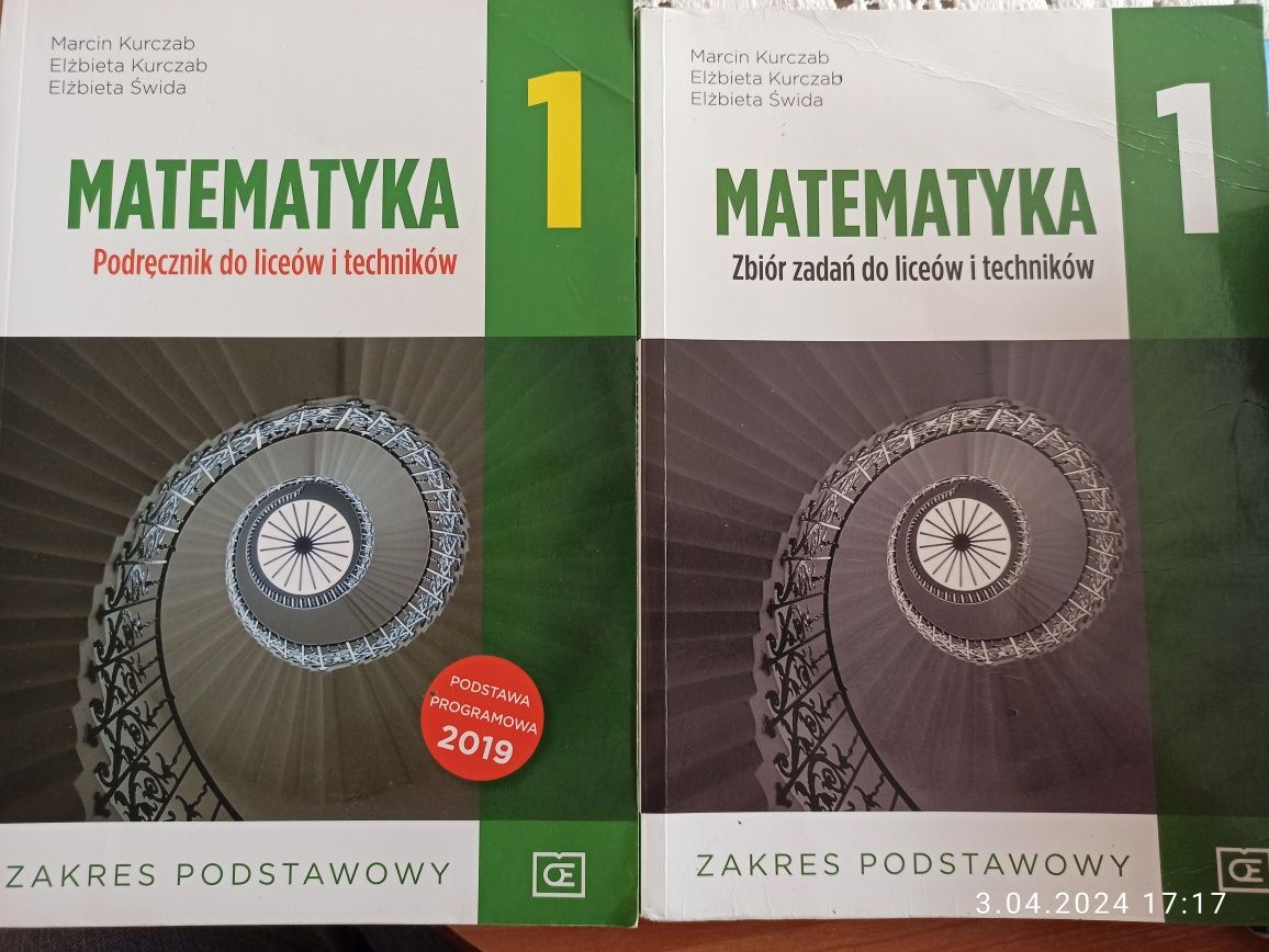 Podręcznik I zbiór zadań Matematyka 1