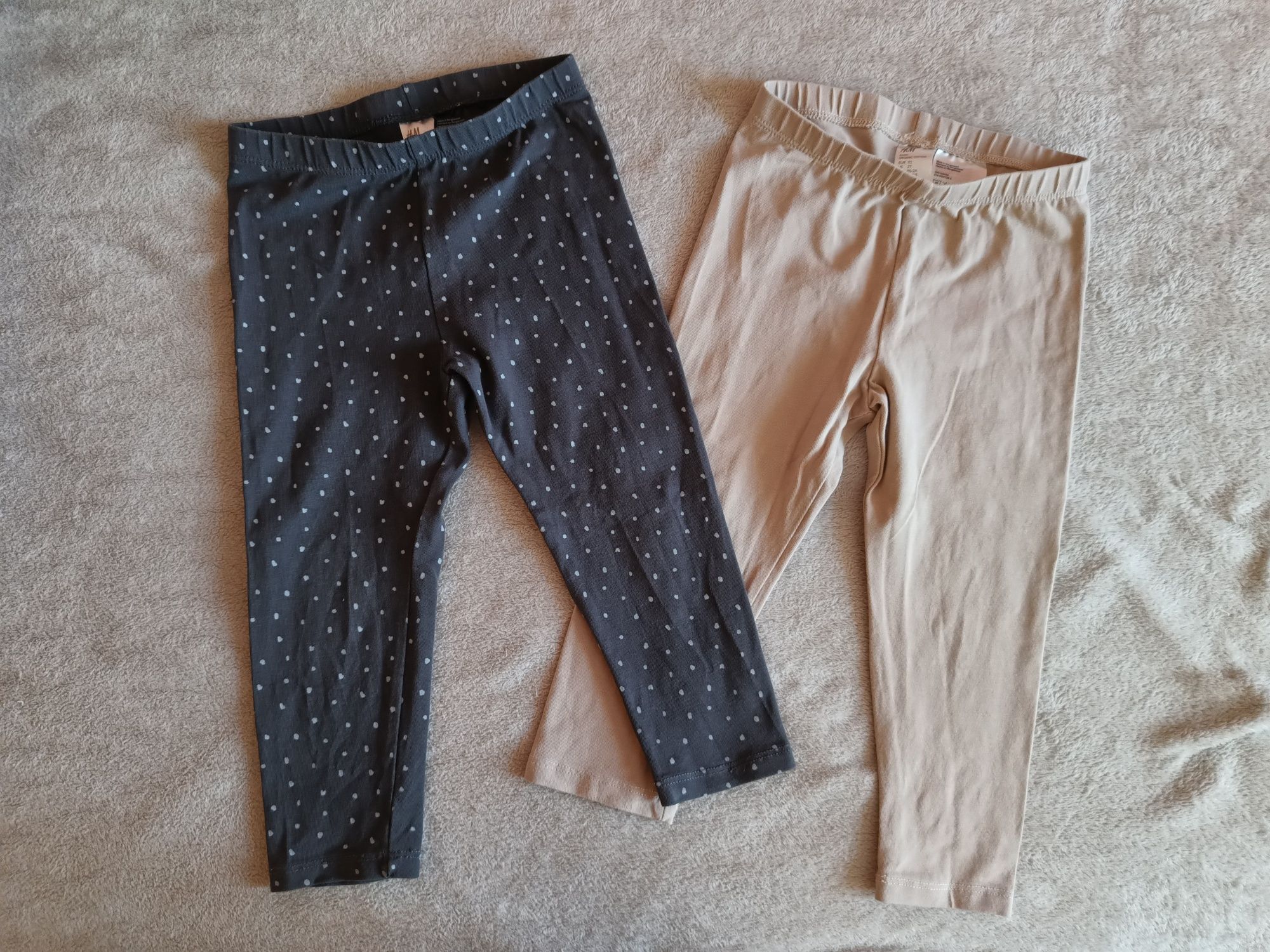 Zestaw 2pak legginsów H&M, r. 92