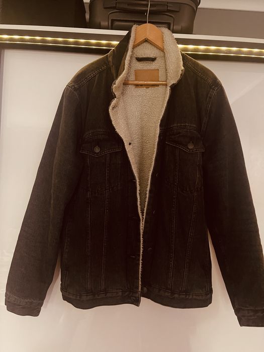 Kurtka jeans z korzuszkiem