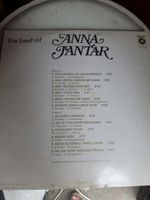 Anna Jantar the Best of płyta winylowa