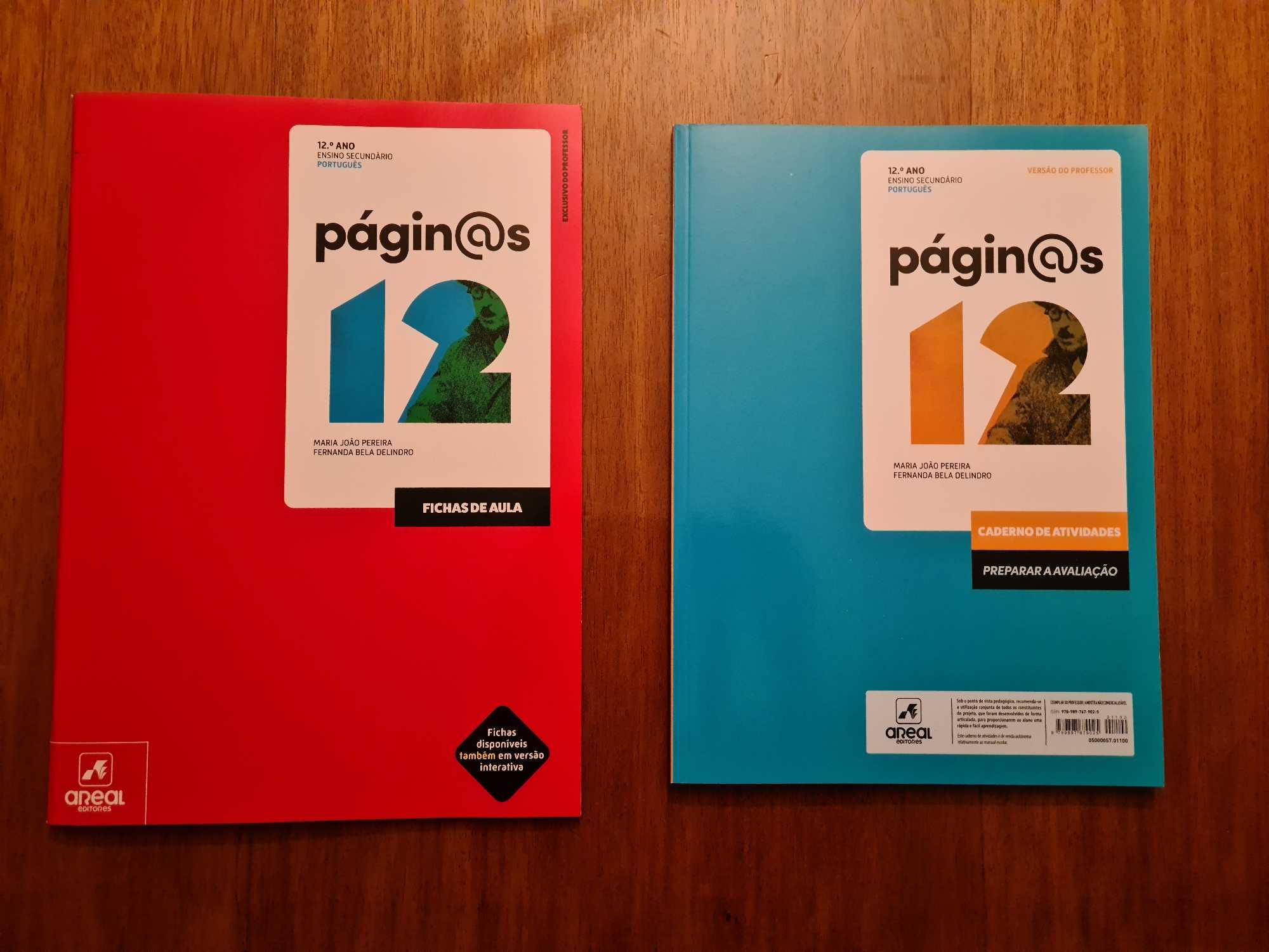 Vendo Pack Pedagógico de Português PÁGINAS 12, 12ºAno. NOVO!