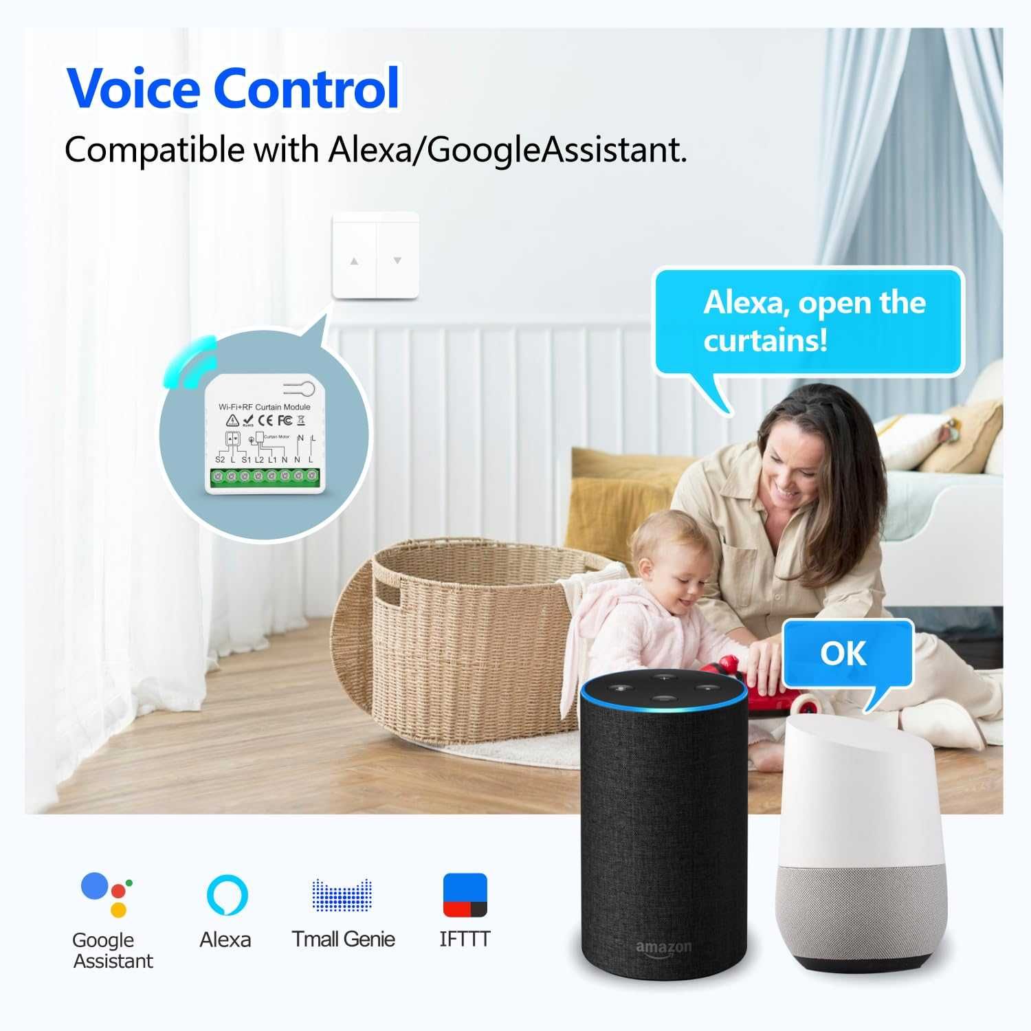 Kit de Controlo Inteligente para Persianas/Estores da ThisRC