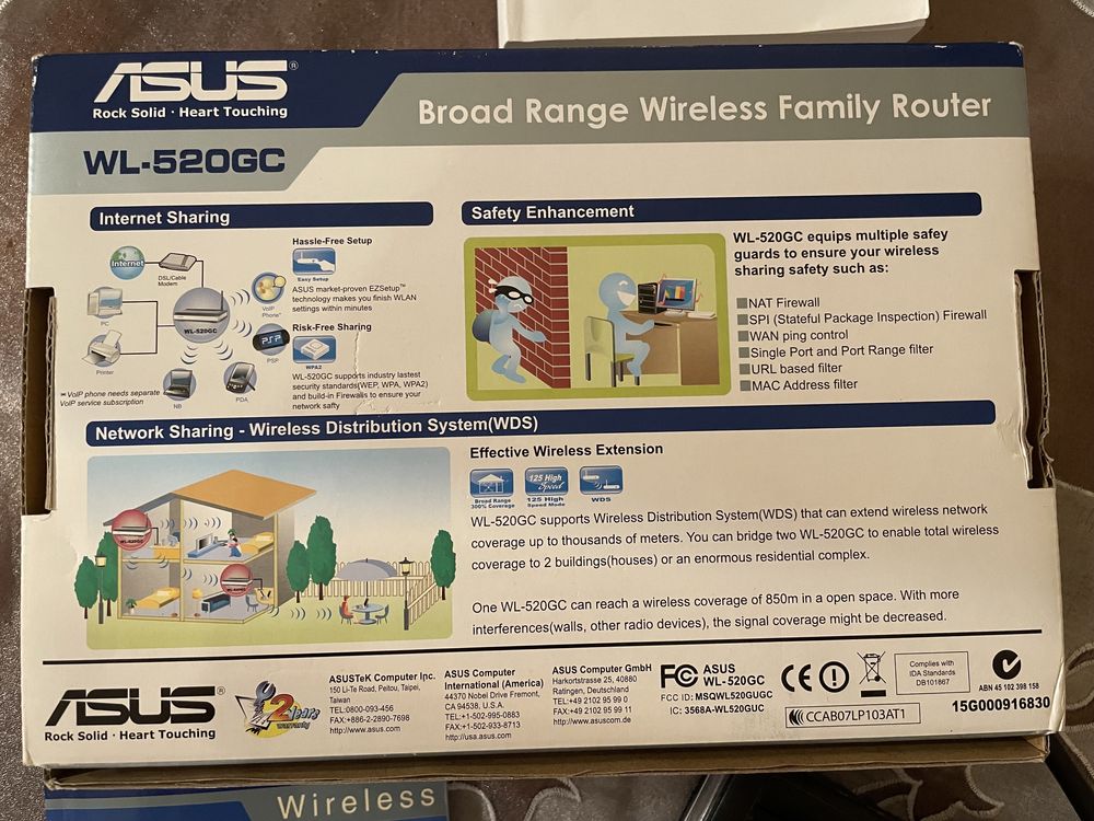 Router ASUS WL-520GC