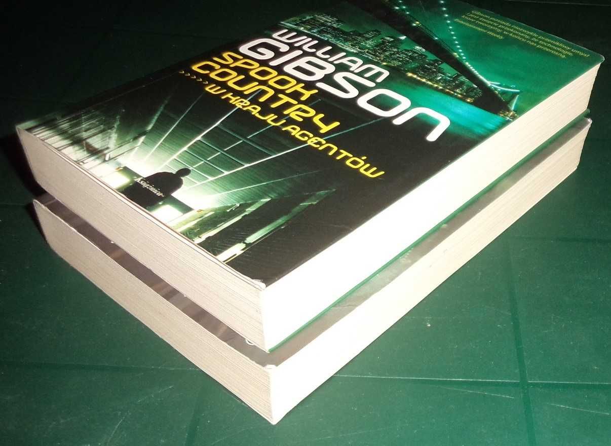 2x książka cyberpunk: William Gibson spook country i Effinger, wysyłka