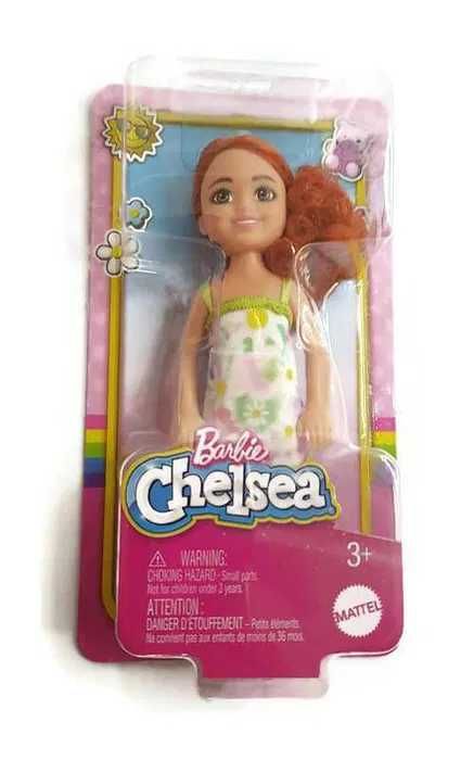 Barbie Chelsea Lalka Ruda kitka HNY56