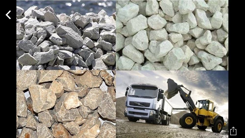 Вантажні перевезення пісок камінь щебінь відсів базальт - доставка 24