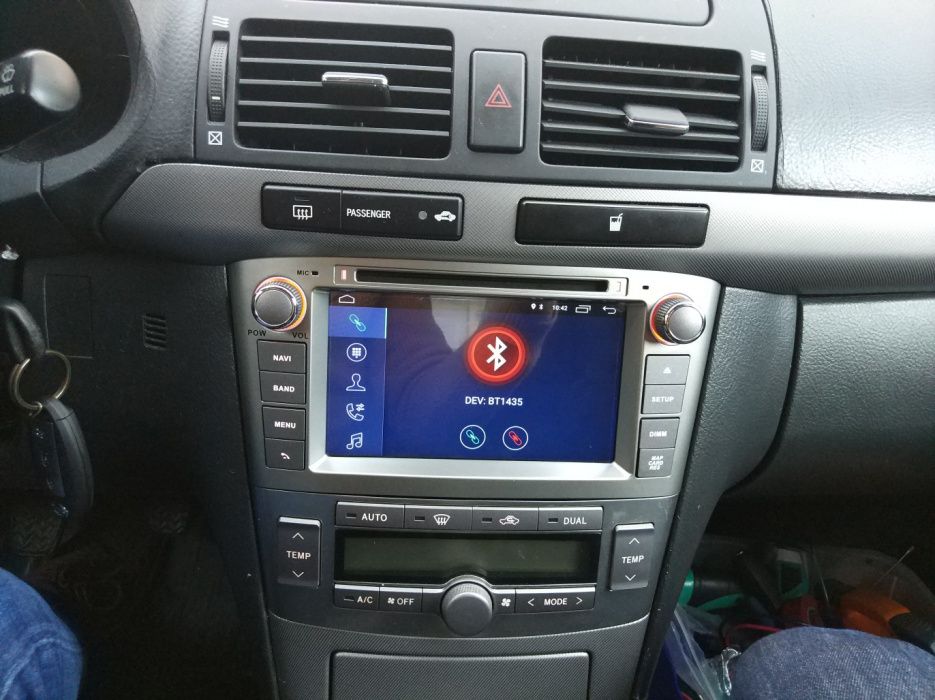 Auto Rádio Toyota Avensis 2003 a 2007 GPS DVD Bluetooth Android