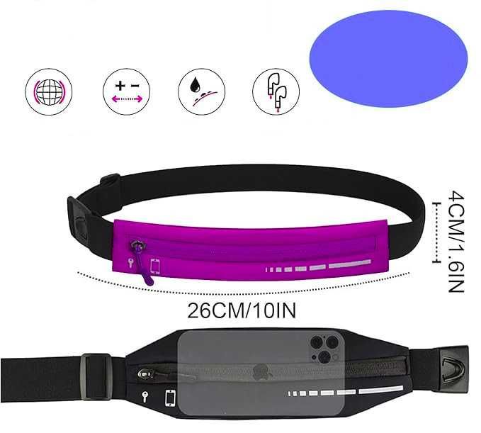 Zestaw 2 Torebek Biegowych EOWPPUE Na Telefon Klucze Karty Słuchawki