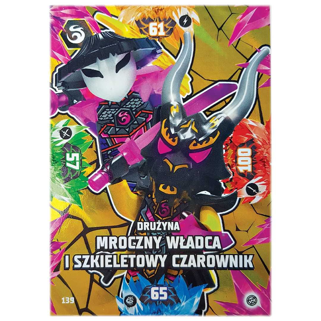 Karta Lego Ninjago S8 139 Mroczny Władca I Szkieletowy Czarownik