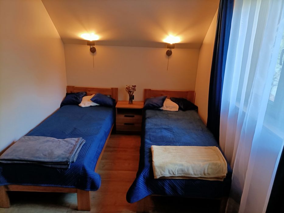 Domek na  Mikołajki z jacuzzi  blisko Warszawy nad rzeką - Romek