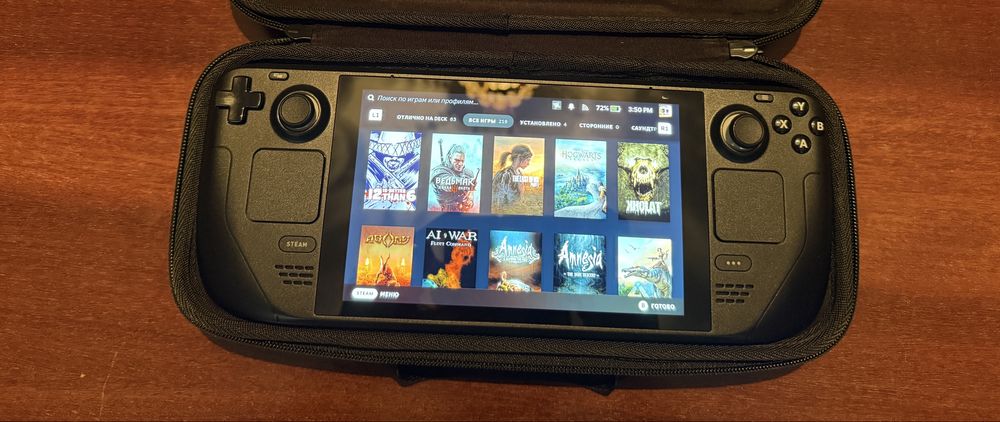 Steam Deck з картою памяті на 256 GB + подарунок