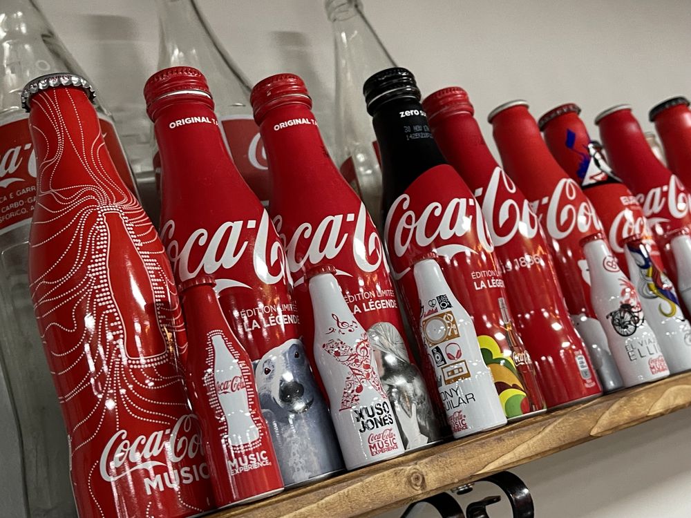 Coca-Cola garrafas colecionáveis