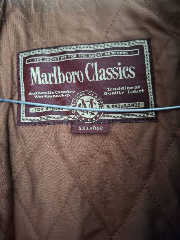 Płaszcz kurtka męska wełniana Marlboro XXL vintage