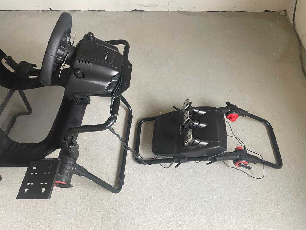 Kokpit NEXT LEVEL RACING F-GT Lite + Kierownica LOGITECH G29