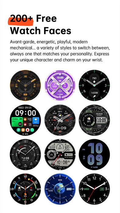 Black Shark GS3 Sport Smart Watch Global Version (Mist, Lava Black)