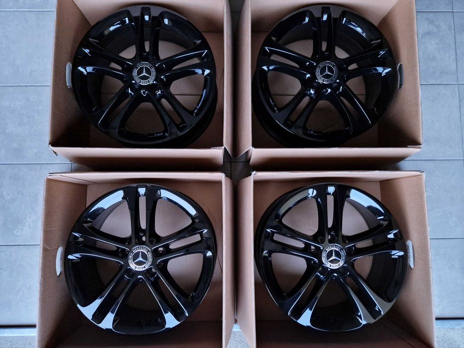 Alufelgi 17 Mercedes A B C CLA GLA V Vito Viano Czarne ! 5x112 807#