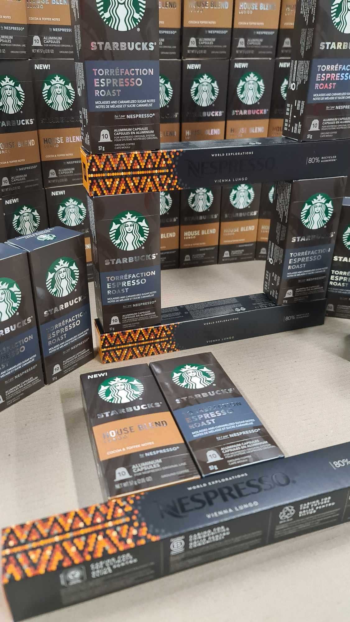 Капсулы катриджи для кофемашин Nespresso Starbucks ОРИГІНАЛ