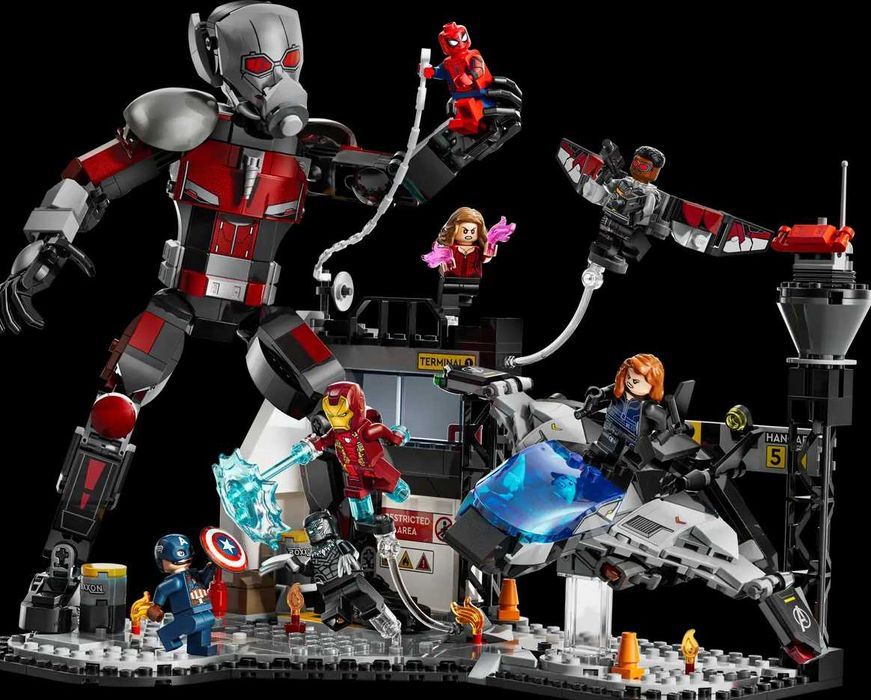 76314 - lego super heroes - kapitan ameryka: wojna bohaterów — bitwa;