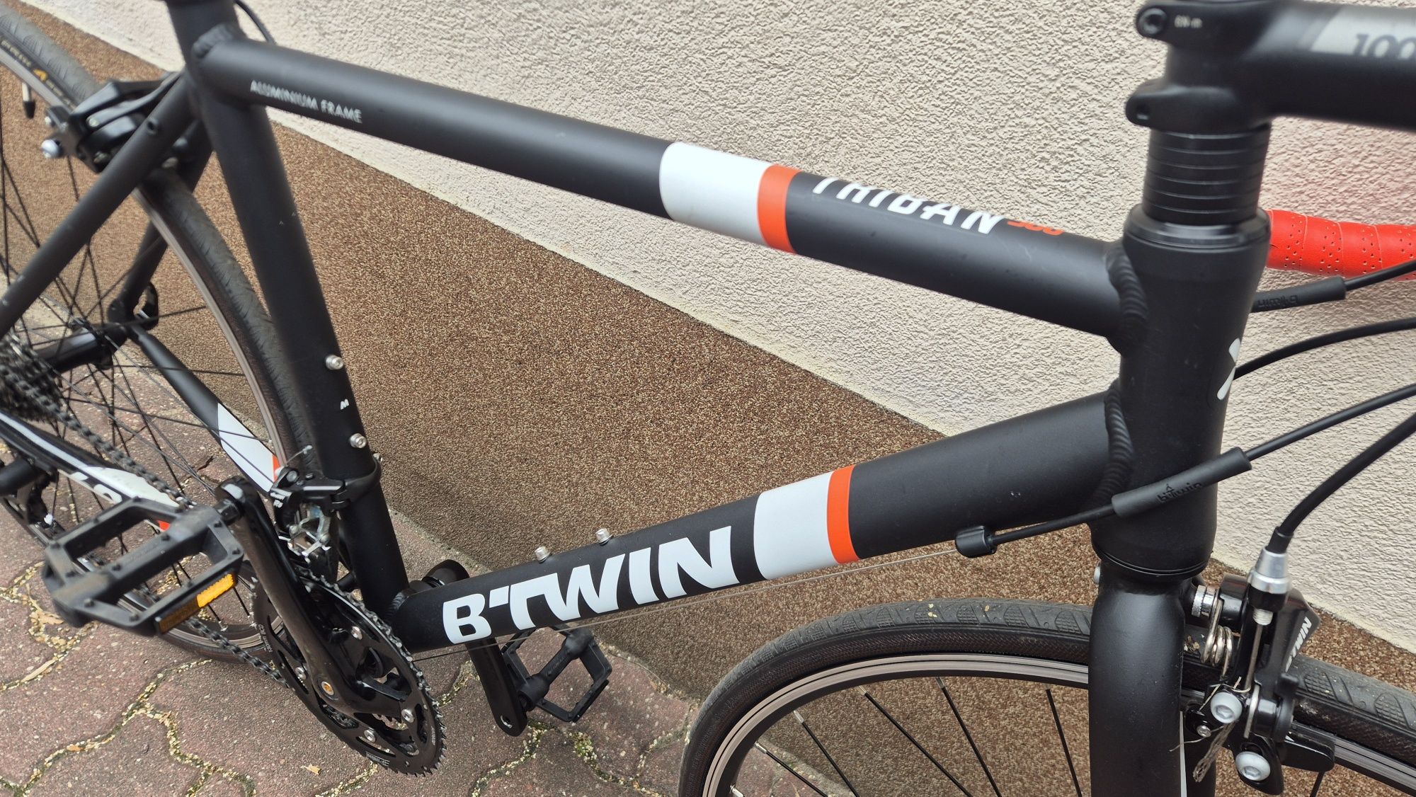Rower szosa Btwin Triban 500 Rama M Ladny