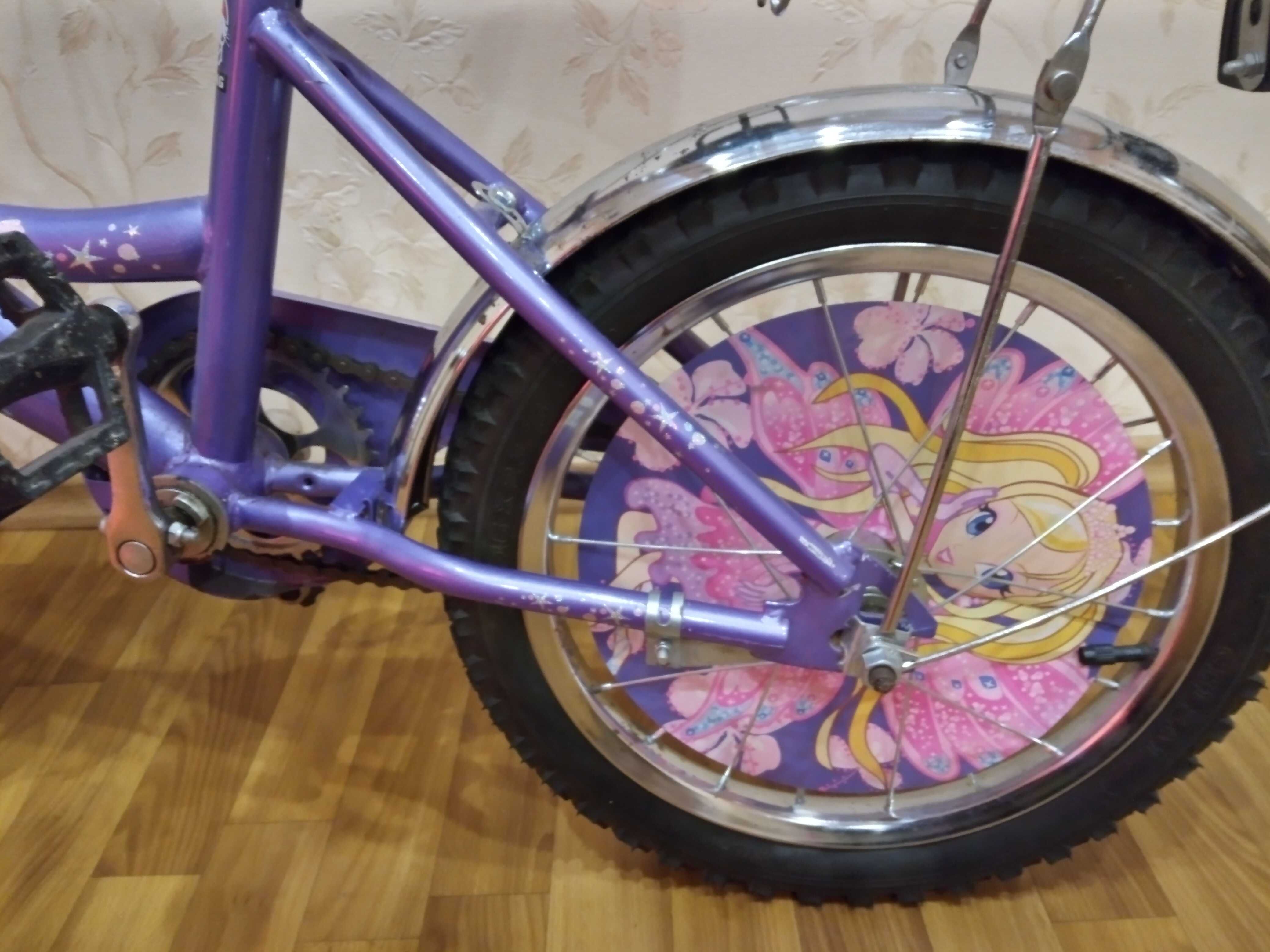 Дитячий велосипед Mustang Princess disney  майже новий