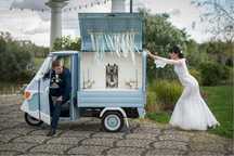 Gotowy Biznes Prosecco Van Mobilny Bar Piaggio Ape 50 Wesele Event