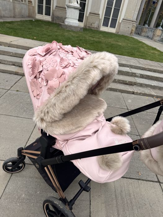 Cybex Priam - simply flowers pink - śpiworek