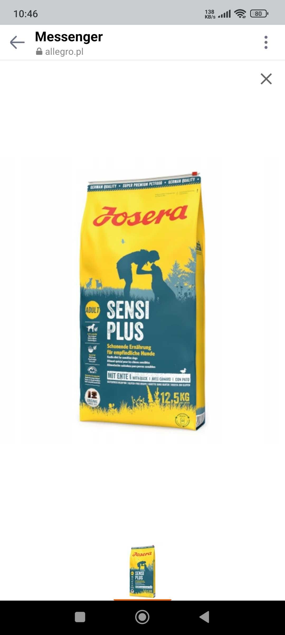 Karma dla psa Josera Sensi Plus