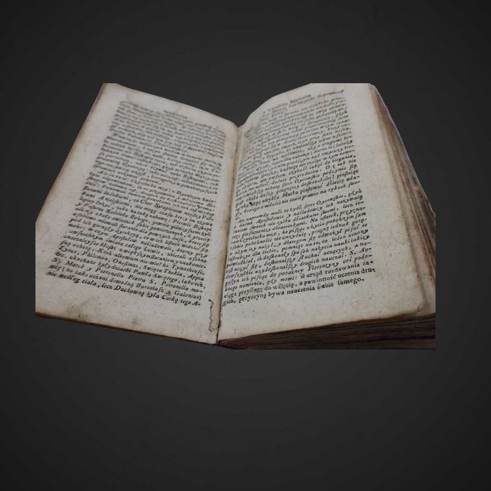 Starodruk z XVIII wieku Droga do życia pobożnego1769 Język polski LK