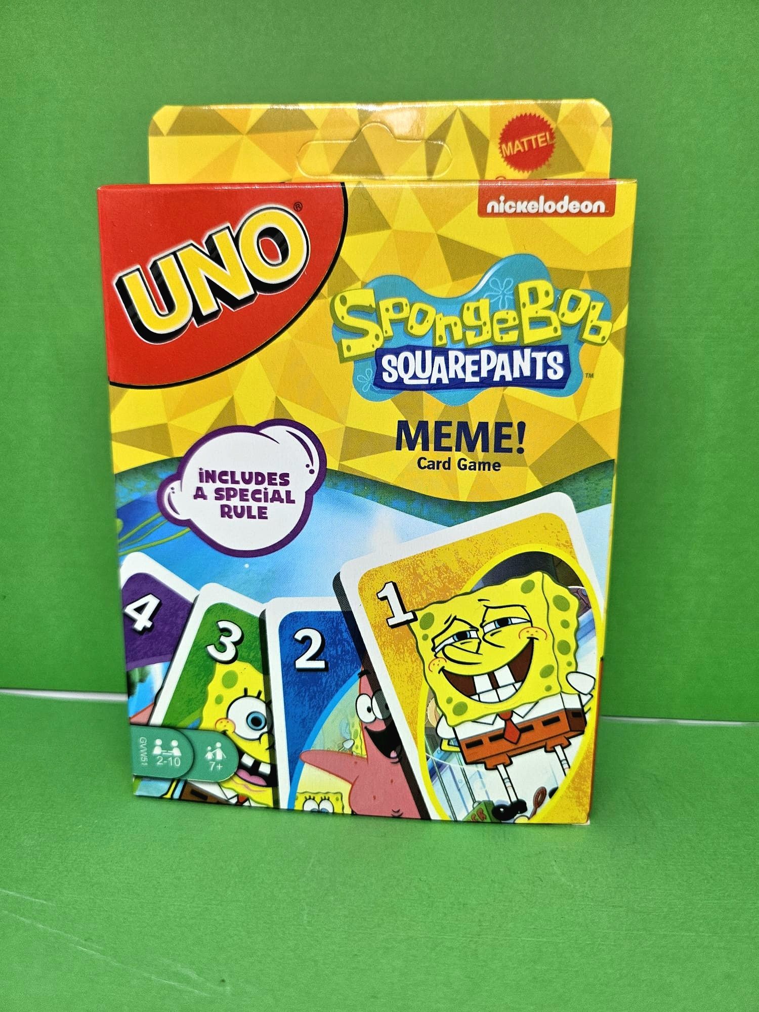 Nowe Karty UNO SpongeBob