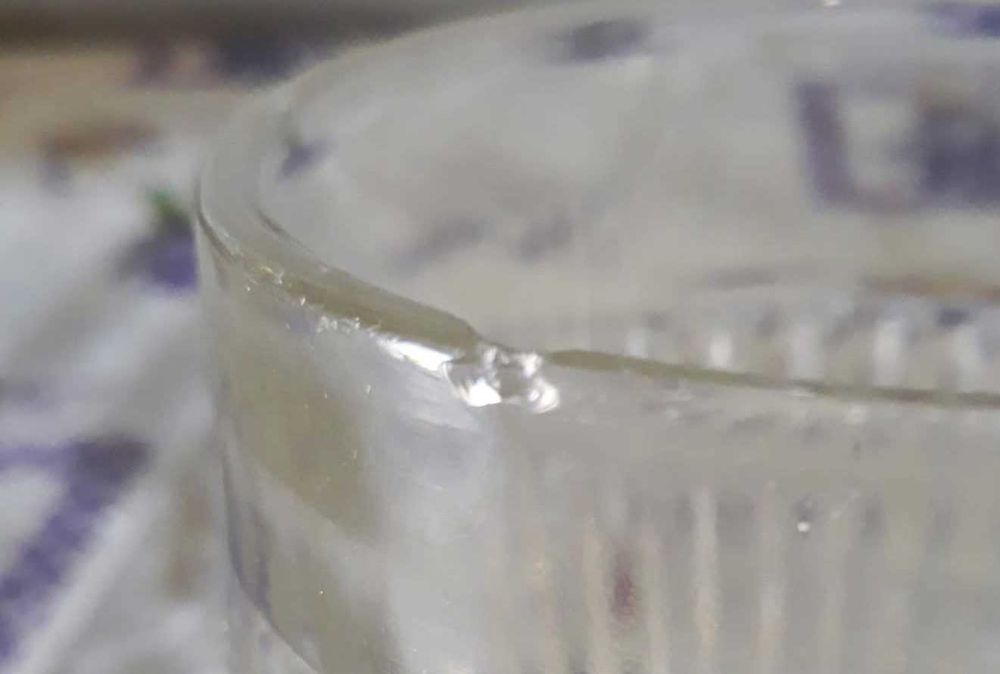 Szklany kufel HSG Hortensja