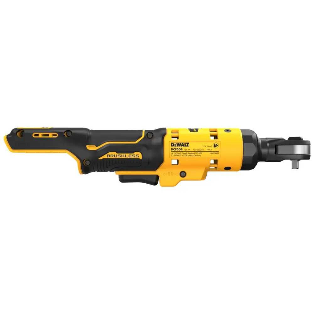 DeWALT DCF504N Гайкокрут кутовий - ключ-храповик 12v 1⁄4 (6мм)каркас