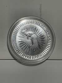 Серебрянная монета «Кенгуру»  1 унция 999 проба