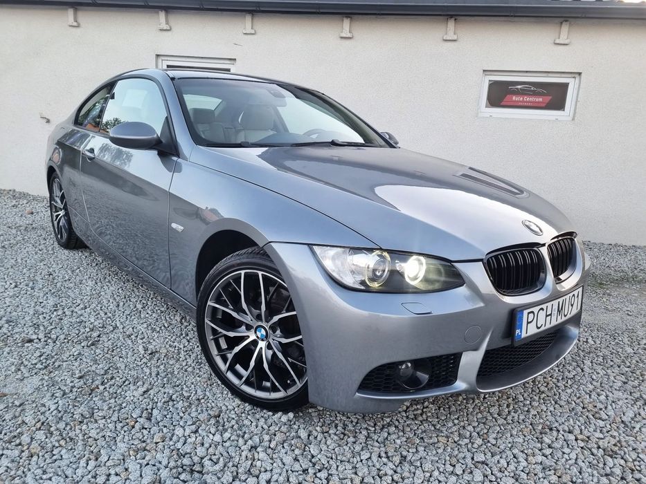 BMW Seria 3 ŚLICZNA 2.0 Diesel BOGATA WERSJA M pakiet SERWIS Zadbana Coupe