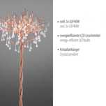 Ponadczasowa elegancka kryształowa lampa  stojąca ICICLE 232-11