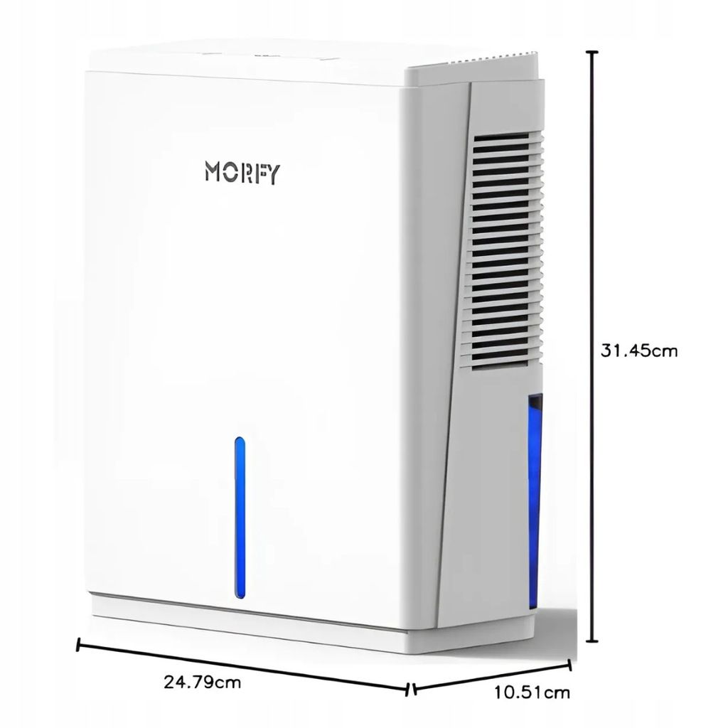 Osuszacz Powietrza Cichy Lampka 7 Kolorów LED 2200ml