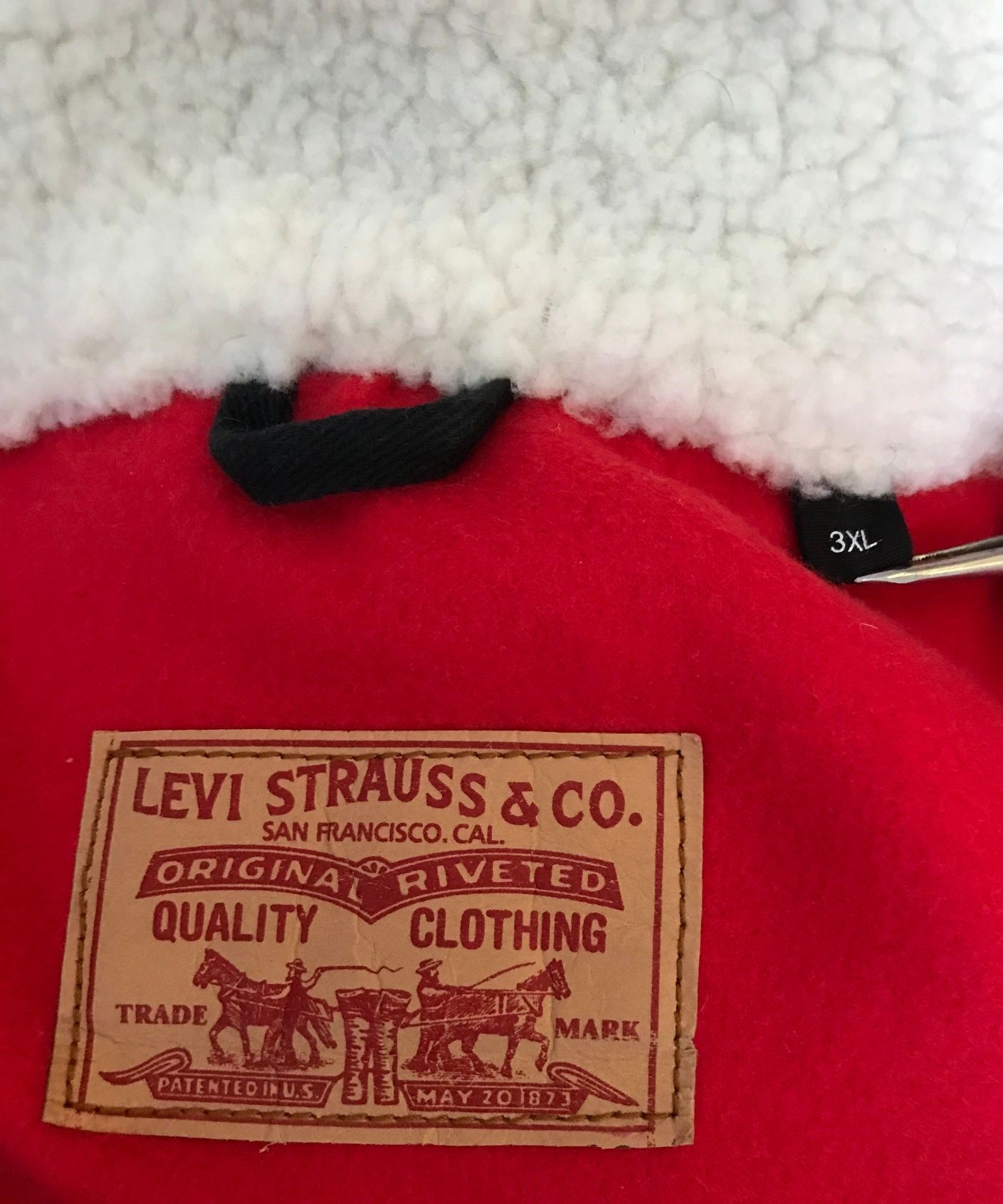 джинсовая куртка Levis (3XL)