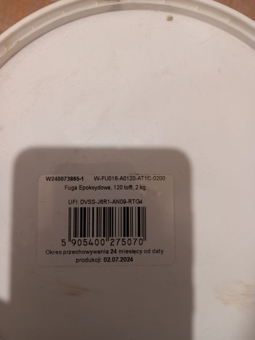 Fuga epoksydowa Atlas 120, 2 kg
