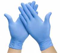 Rękawiczki ochronne nitrylowe bezpudrowe