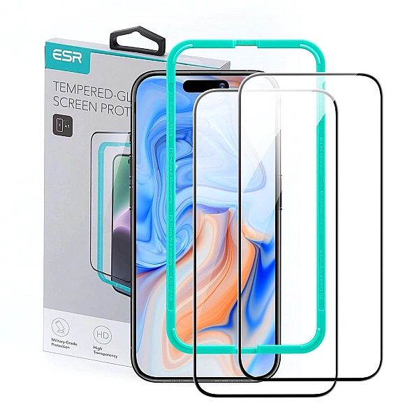 Szkło Hartowane Esr Tempered Glass 2-Pack Iphone 15 Pro Black