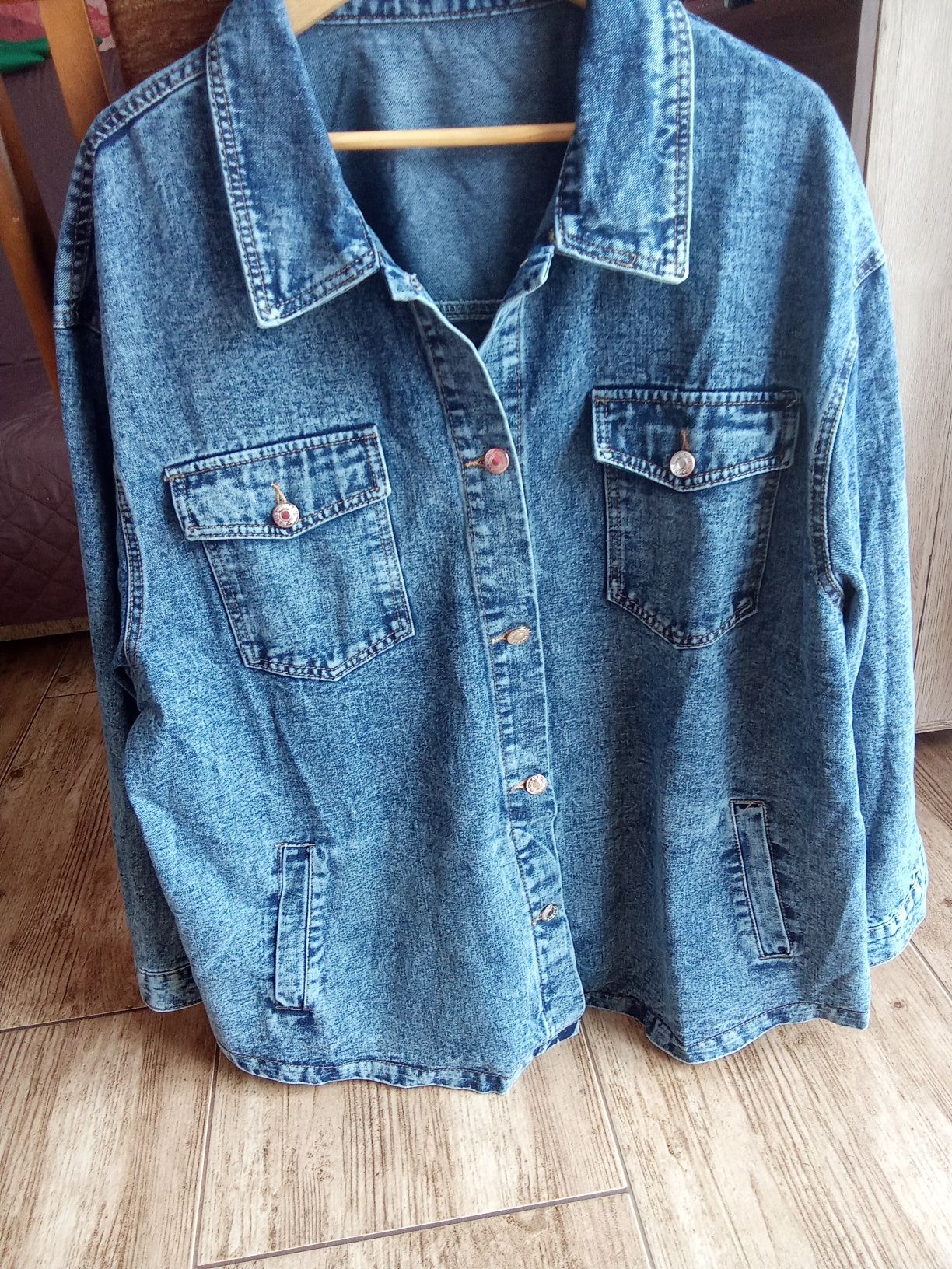 Katana jeansowa plus size 5xl