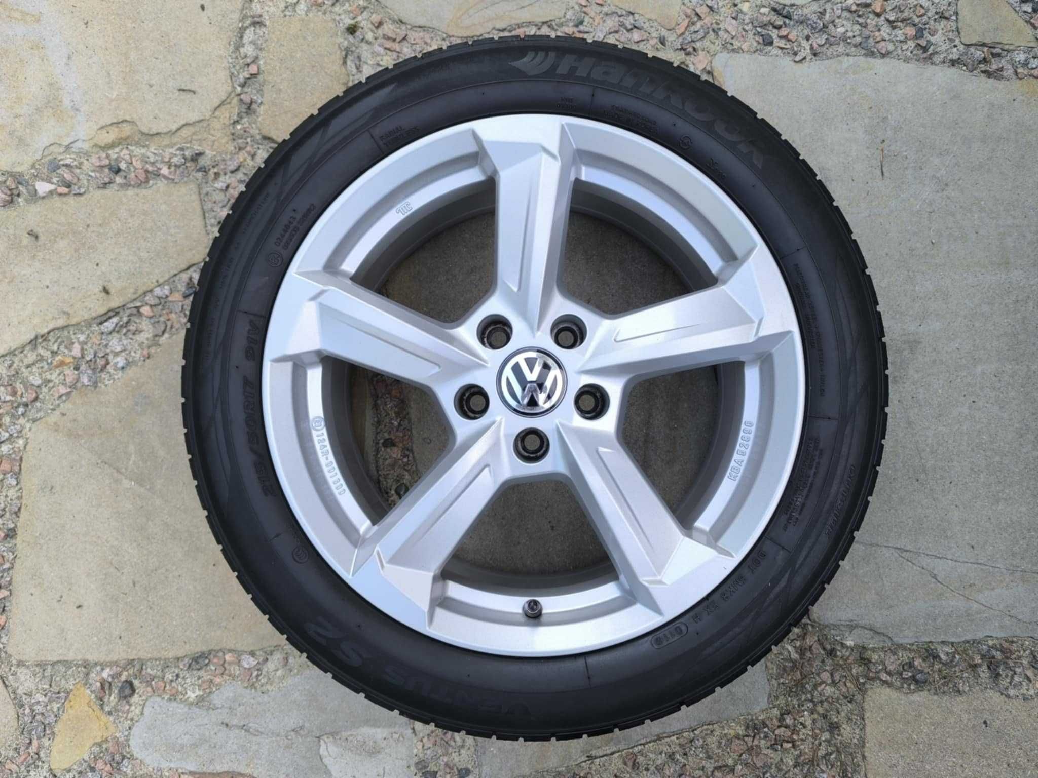 Alufelgi 17 5x112 opony letnie 215/50R17 Audi VW Skoda Mercedes et29