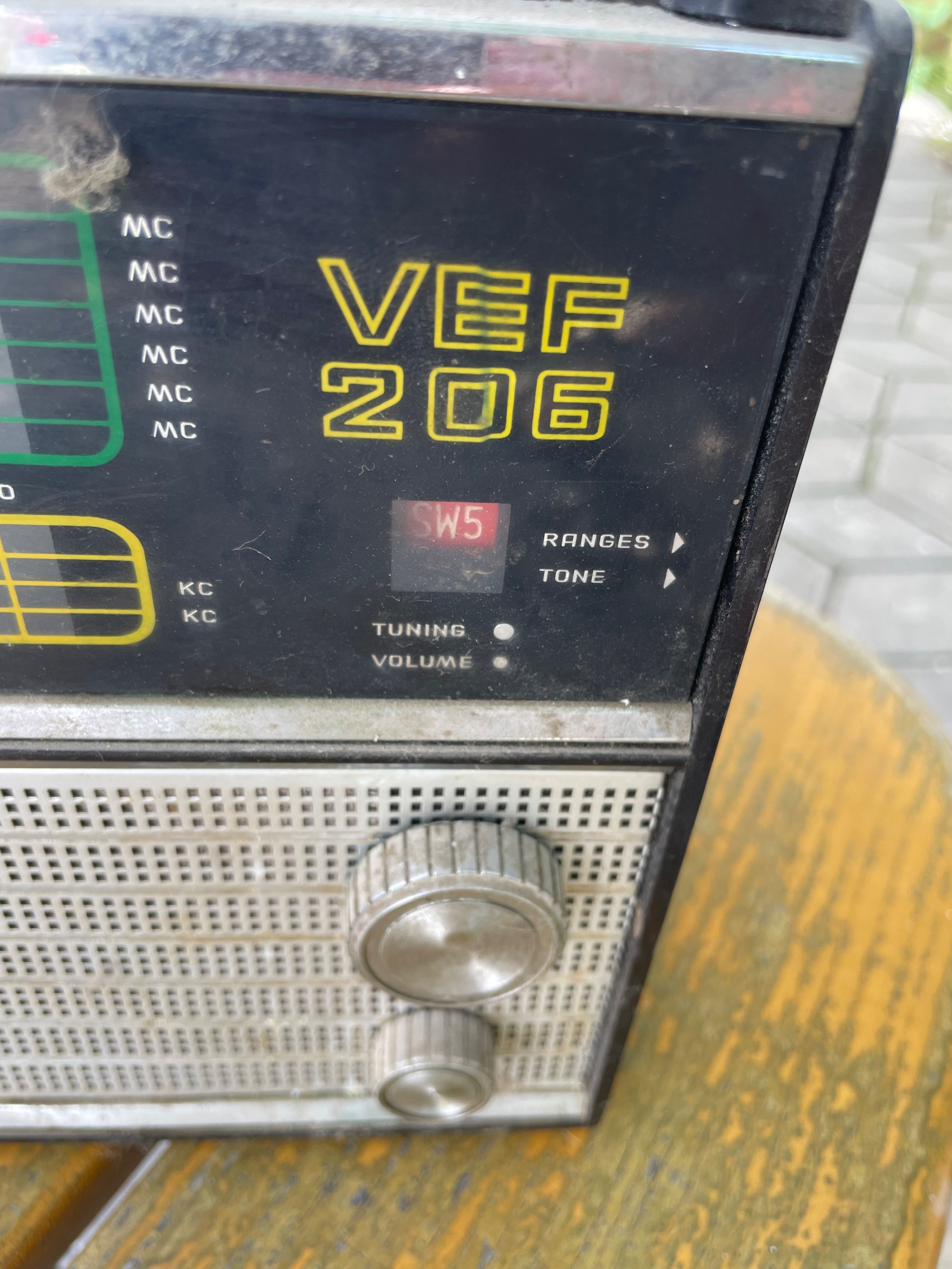 Радиоприёмник(раритет) ВЕФ 206 VEF 206