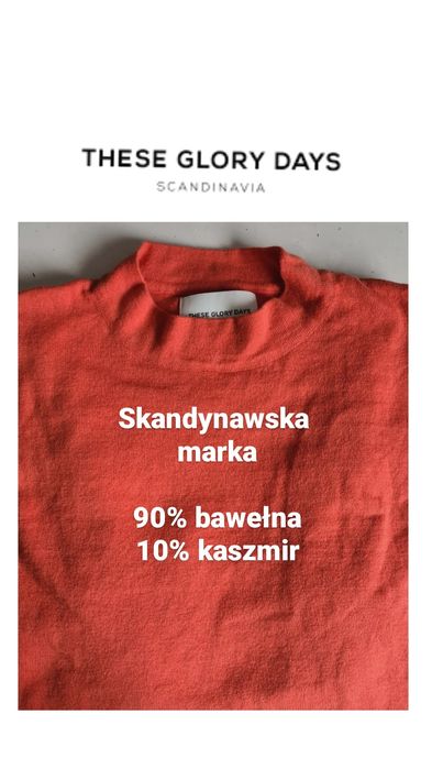 These glory Days sweter bawełna kaszmir M