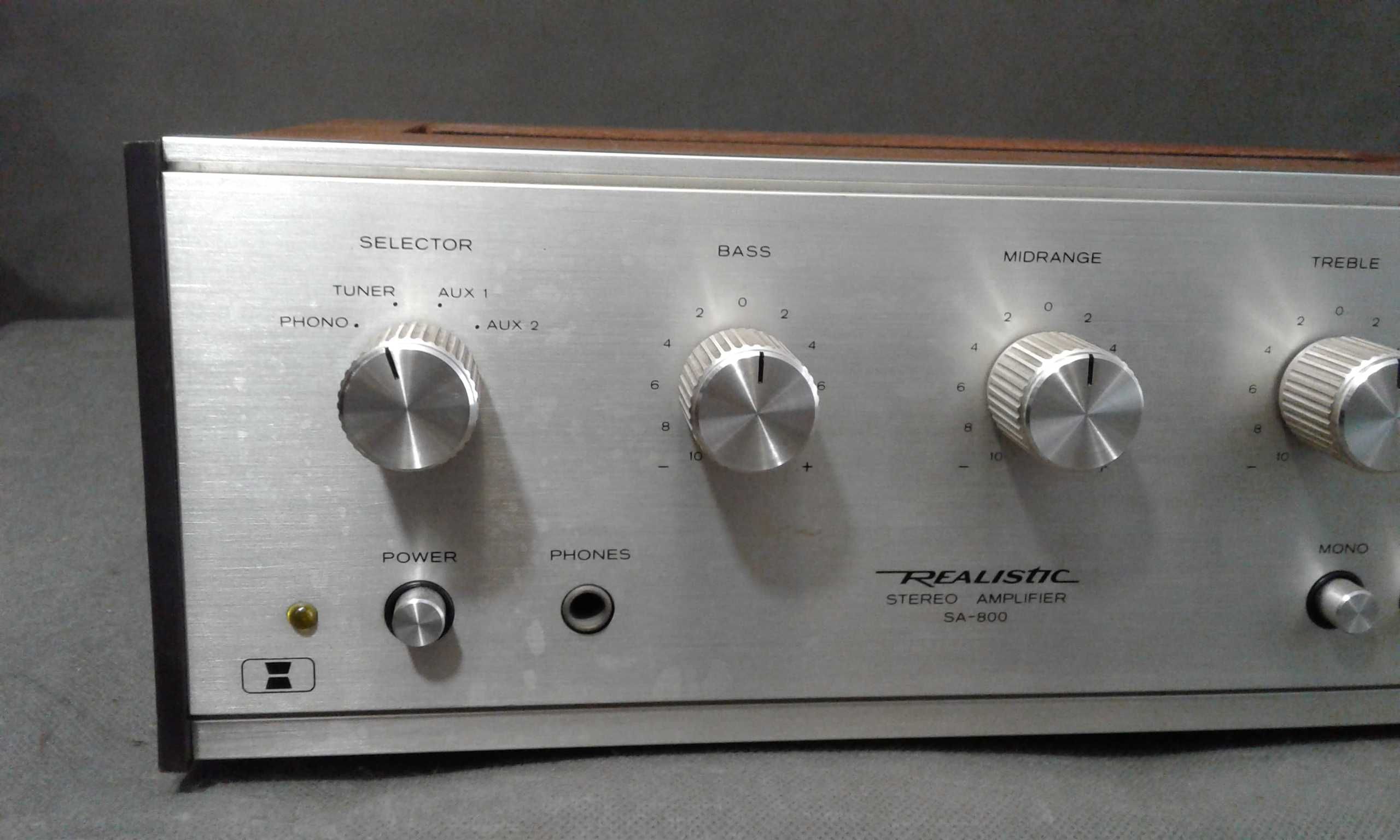 REALISTIC SA-800, wzmacniacz stereo vintage