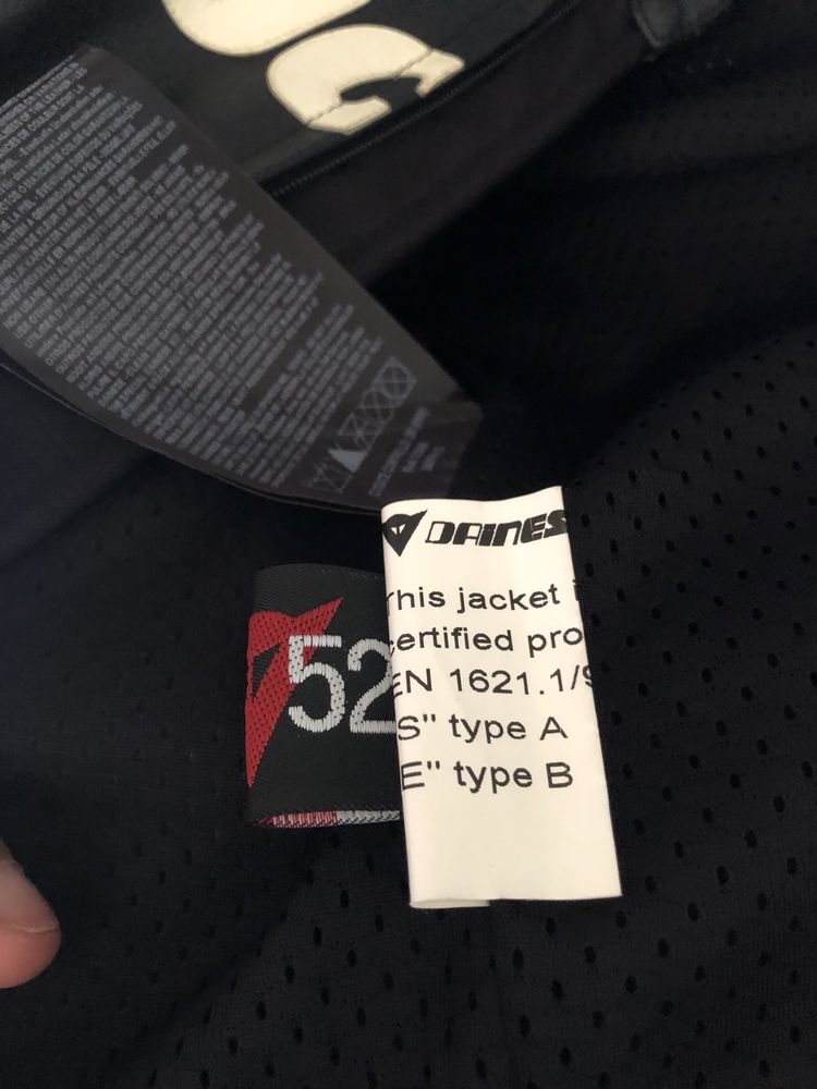Casoco de mota dainese em pele (novo) Ducati