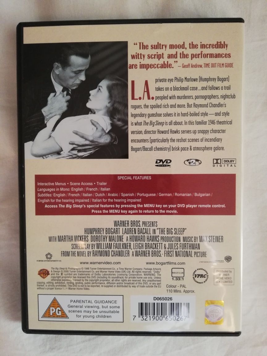 Dvd do filme clássico "À Beira do Abismo", Bogart (portes grátis)