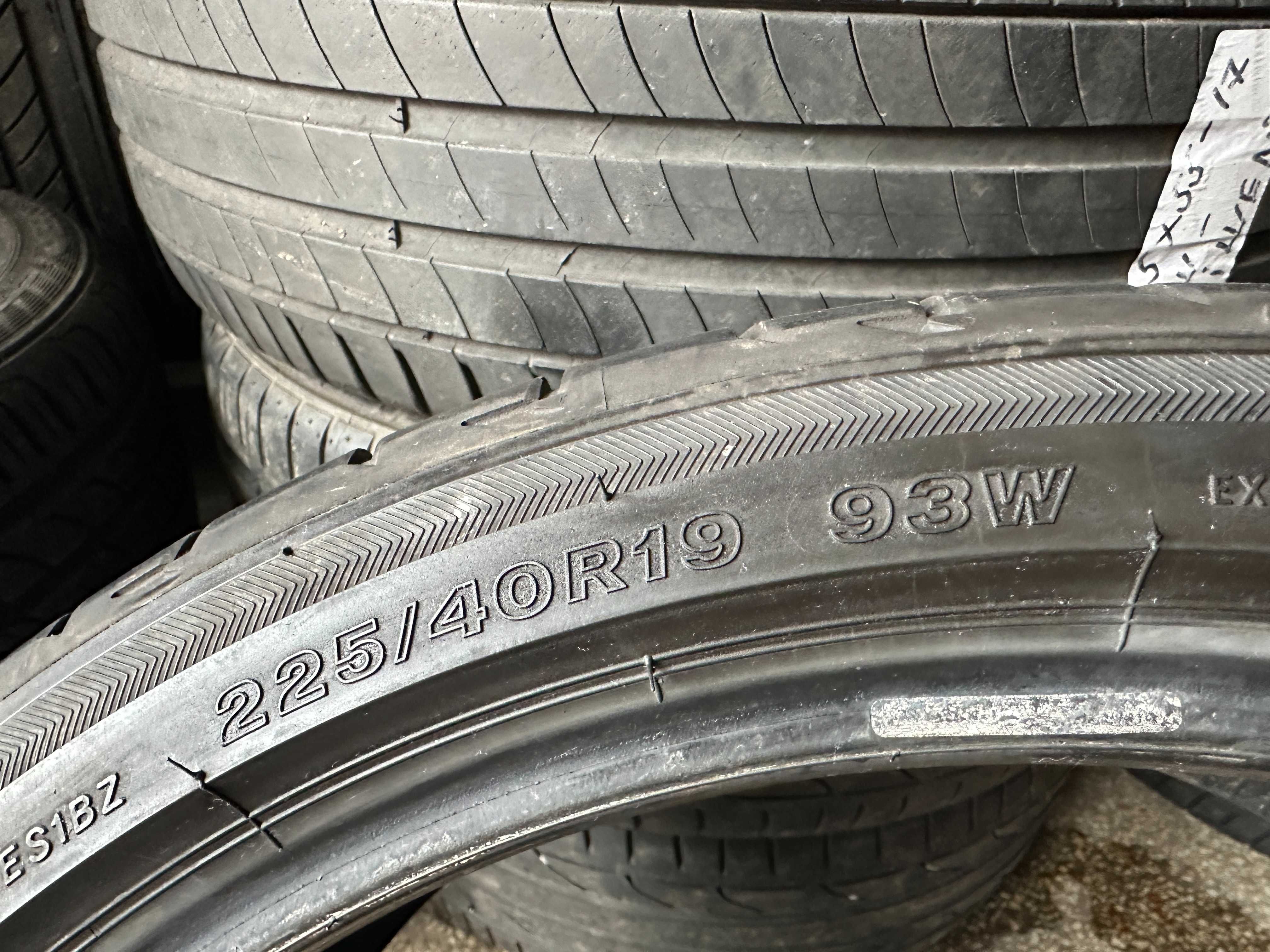 225-40 R19 93W Bridgestone Potenza S001 2шт